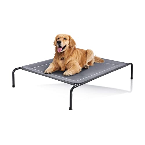 Qpets 43inch Dog Bed Breathable Mesh Pet Bed Cooling Pet Bed Dog Beds for Extra Large Medium Small Dogs Assemble Dog Cat Bed for Indoor Use Outdoor Camping Qpets 43inch Dog Bed Breathable Mesh Pet Bed Cooling Pet Bed Dog Beds for Extra Large Medium Small Dogs Assemble Dog Cat Bed for Indoor Use Outdoor Camping